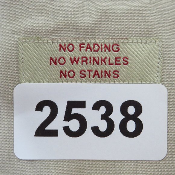 Haggar* Men's Short Sleeve Button Down Curved Hem Chest Pocket Shirt~ Size Large - Picture 4 of 12